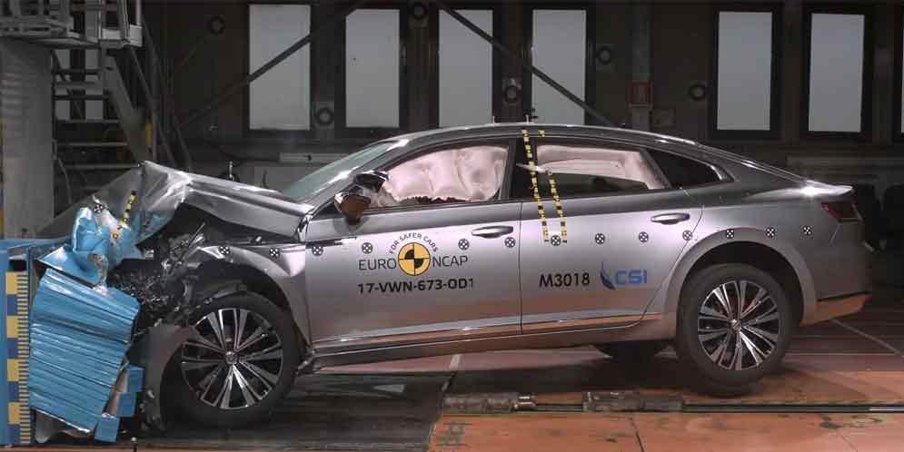 VW Arteon прошел краш-тест Euro NCAP на 5 звезд | видео