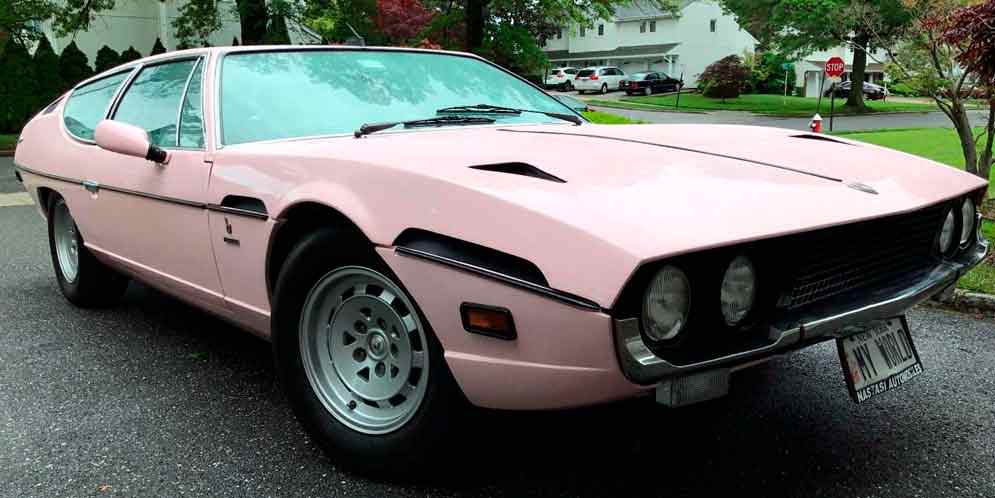 Lamborghini Espada: самый крутой розовый автомобиль в мире