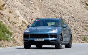 Шпионские фото 2018 Porsche Cayenne