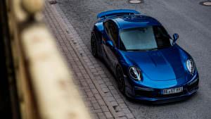 Тюнинг Porsche 911 Turbo S Exclusive Blue Arrow от Edo