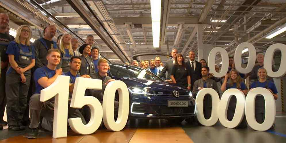 150-миллионный Volkswagen сошел с конвейера в Вольфсбурге