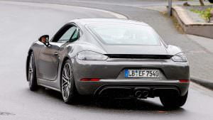 Шпионские фото Porsche 718 Cayman GTS 2018