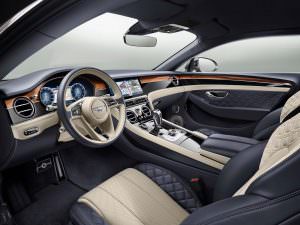 Интерьер Bentley Continental GT 2018
