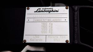 Кузовной номер Lamborghini Concept S 2006 года выпуска