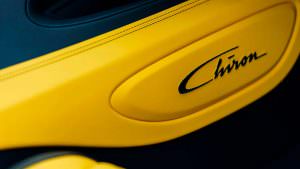 Жёлто-чёрный салон Bugatti Chiron