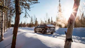 2018 Porsche Cayenne. Испытания низкой температурой