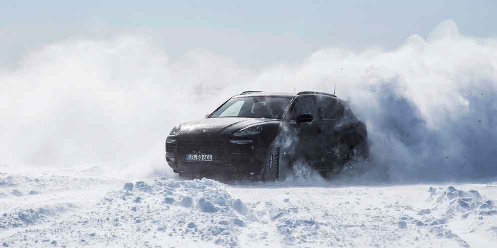 2018 Porsche Cayenne прошел экстрим-тесты на жаре и в холоде