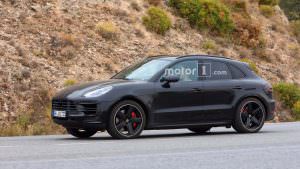 Рестайлинговый Porsche Macan 2018 на испытаниях