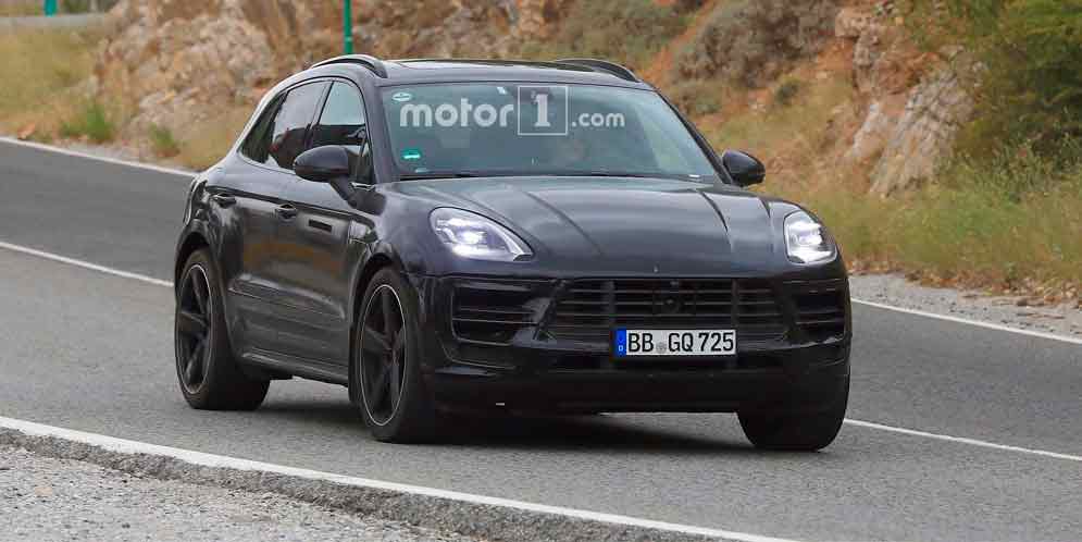 Рестайлинговый Porsche Macan 2018 проходит тесты | фото