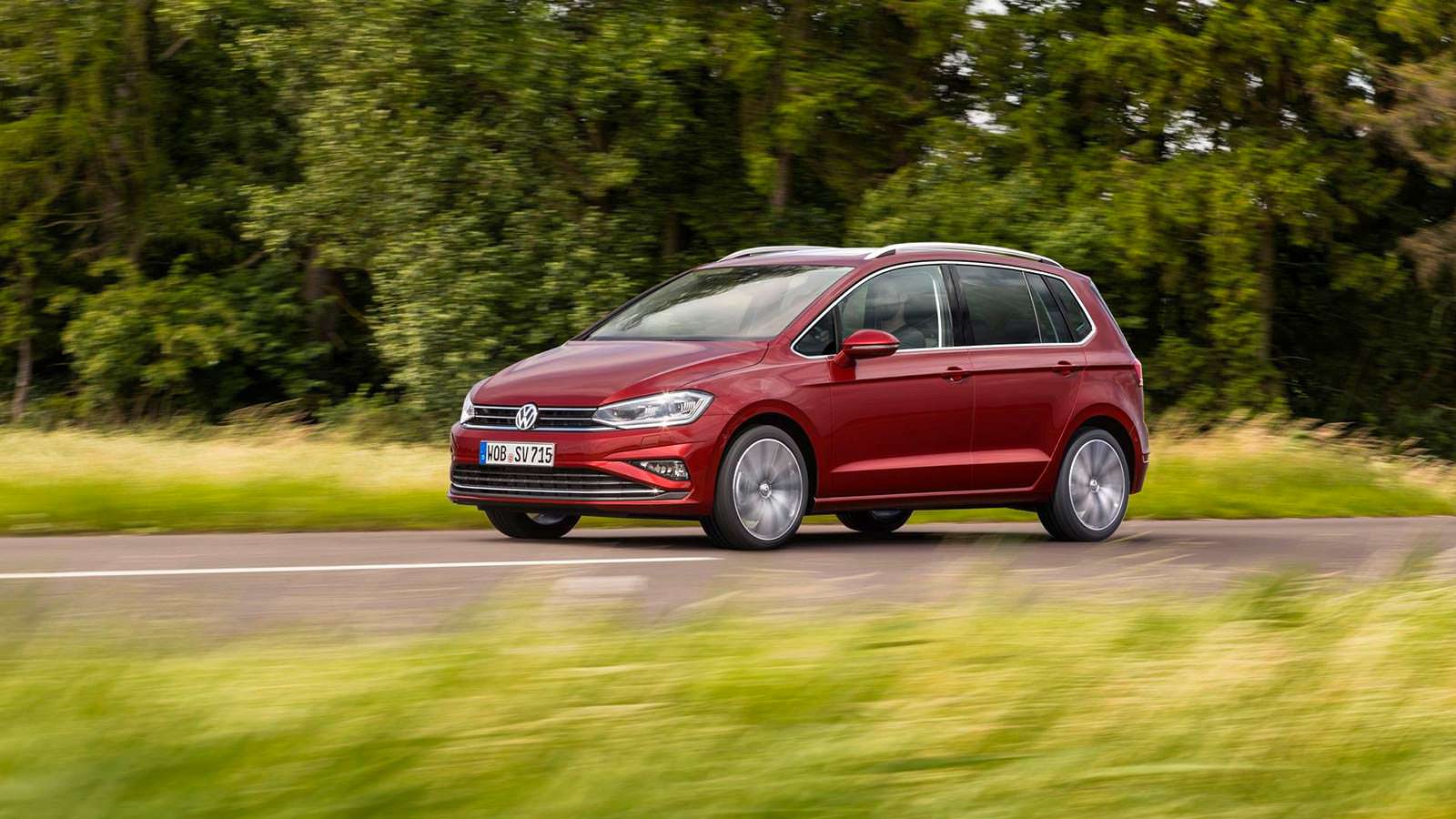 Субкомпактвэн Volkswagen Golf Sportsvan рестайлинг 2018 года