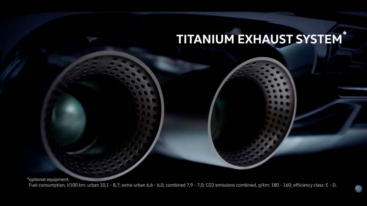 Титановый выхлоп Akrapovic Performance Pack для VW Golf R