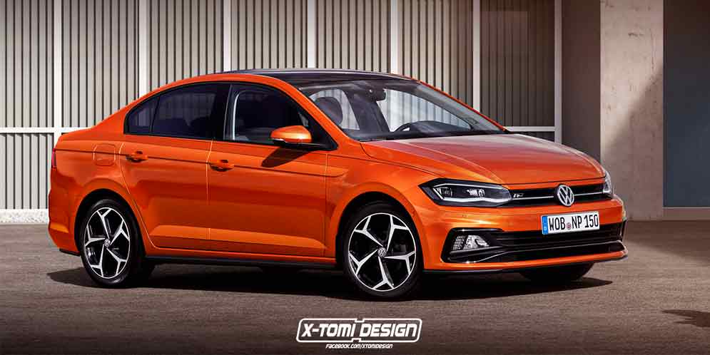 Новый Volkswagen Polo Sedan 2018 от X-Tomi Design