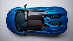 Lamborghini Aventador S Roadster 2018: вид сверху