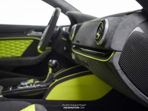 Люминесцентный желтый салон Audi RS3 от Neidfaktor