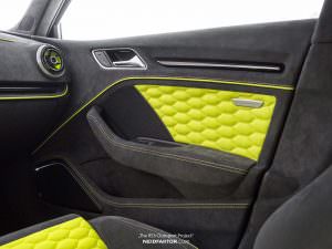 Неоновые карты дверей Audi RS3. Проект Neidfaktor