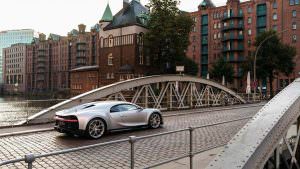Гиперкар Bugatti Chiron в Гамбурге