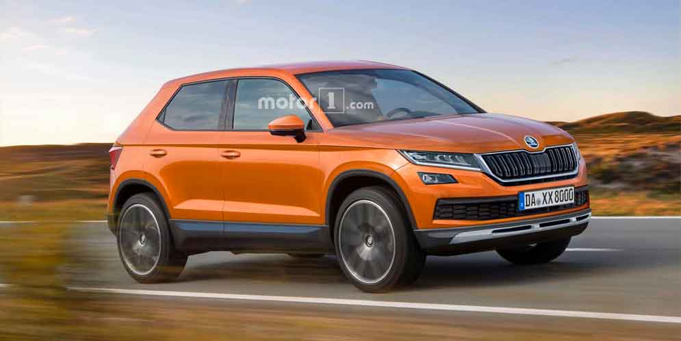 Компактный кроссовер Skoda Polar из Fabia от Motor1.com