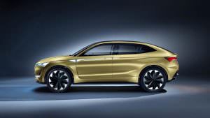 Электрический купе-кроссовер Skoda Vision E II. IAA-2017