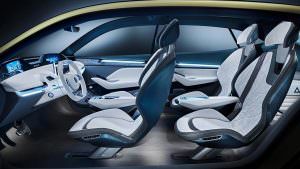 Компоновка салона Skoda Vision E
