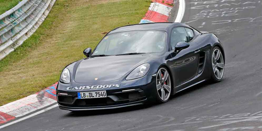 Новый Porsche 718 Cayman GTS тестируют в Нюрбургринге | фото
