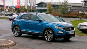 Volkswagen T-Roc R на дорожных испытаниях