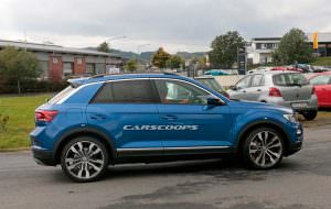 Шпионские фото Volkswagen T-Roc R на тестах