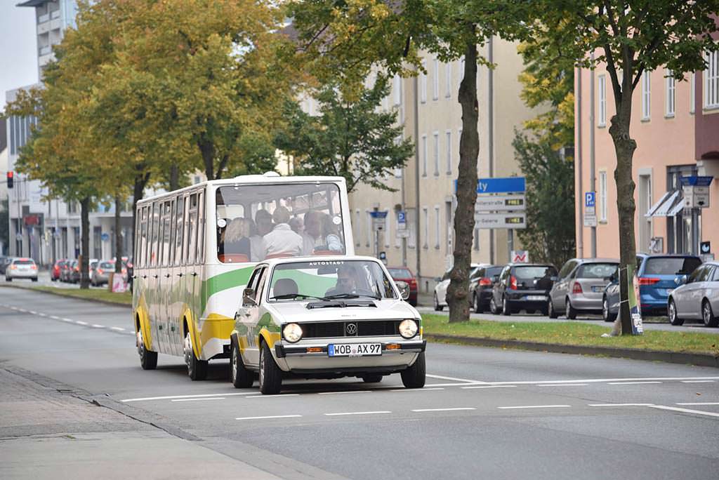 Туристический автобус Volkswagen Golf Bähnle
