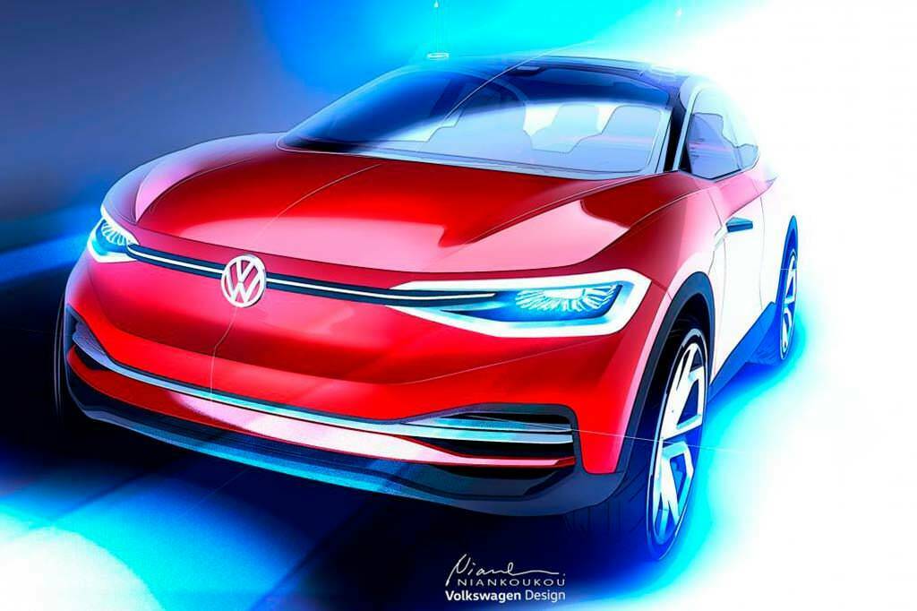 Кроссовер Volkswagen I.D. Crozz Concept перед IAA 2017