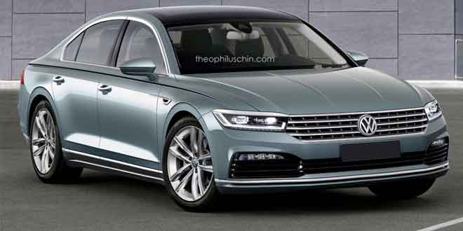 Электрический преемник VW Phaeton готовится к Женеве 2018