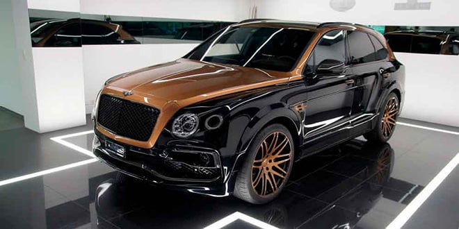 Любительский тюнинг Bentley Bentayga в эксклюзивной окраске