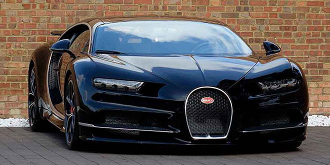 В Британии продают первый б/у Bugatti Chiron с малым пробегом