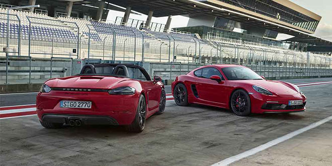 Новые Porsche 718 Cayman \ Boxster GTS официально | фото