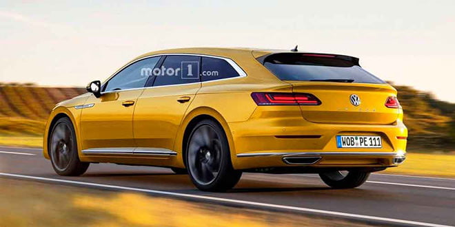 Универсал Volkswagen Arteon Shooting Brake: пока неофициально