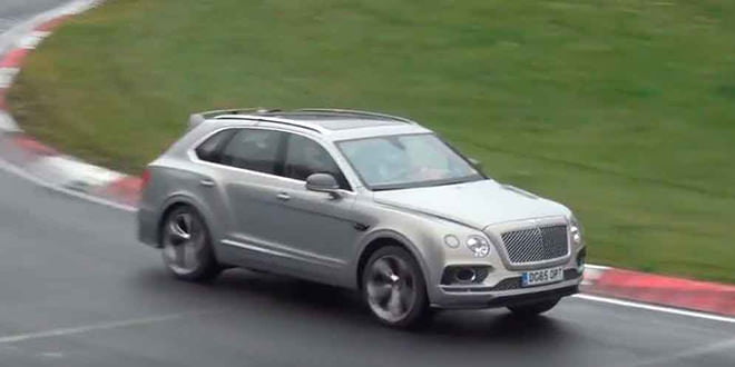 Гибрид Bentley Bentayga замечен на дорожных тестах | фото
