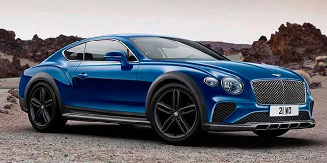 Внедорожный Bentley Continental GT 4x4, неофициально | фото