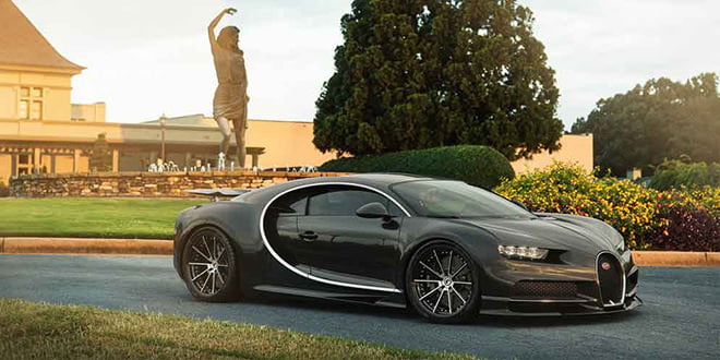 Первый Bugatti Chiron на кастомных колесах | фото