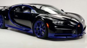 Чёрно-синий Bugatti Chiron