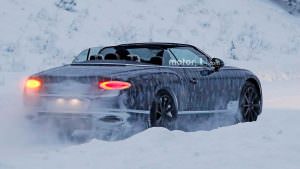 Зимние тесты 2019 Bentley Continental GTC