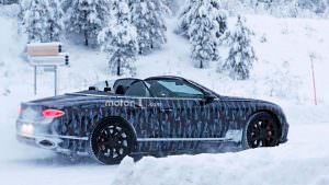 Новый Bentley Continental GTC на испытаниях