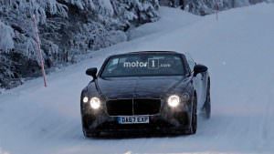 Шпионские фото кабриолета Bentley Continental GTC 2019