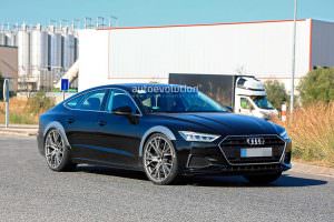 Фото Audi RS7 Sportback 2019 на испытаниях