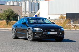 Фото шпионов Audi RS7 Sportback 2019 на испытаниях