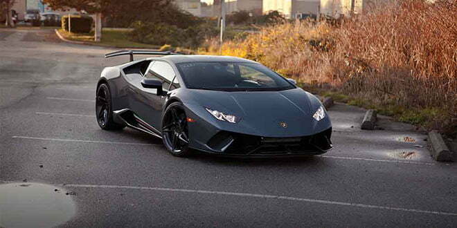 Lamborghini Huracan Performante на дисках PUR RS22 | фото