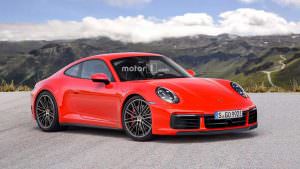 Новая Porsche 911, неофициальный дизайн от Motor1.com