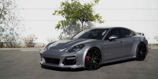 Porsche Panamera в обвесе TechArt на дисках Forgiato | фото