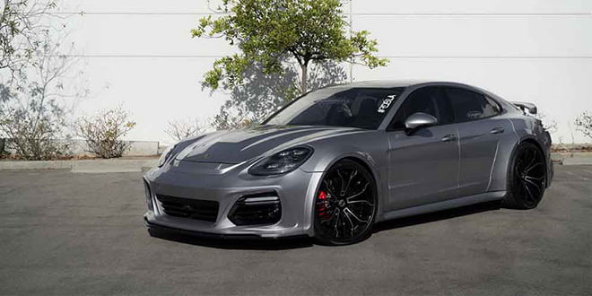 Porsche Panamera в обвесе TechArt на дисках Forgiato | фото