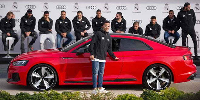 Игроки ФК «Реал Мадрид» получили в подарок новые Audi