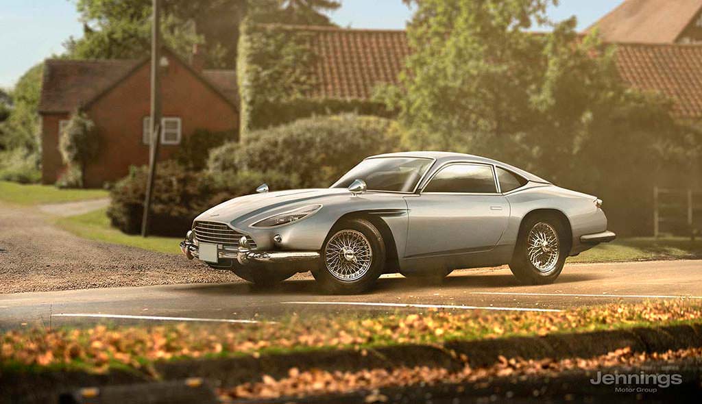 Ретро-дизайн Aston Martin DB11