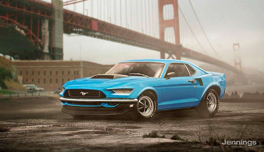 Ретро-дизайн Ford Mustang