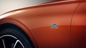 Union Jack на крыльях Bentley Continental GT First Edition